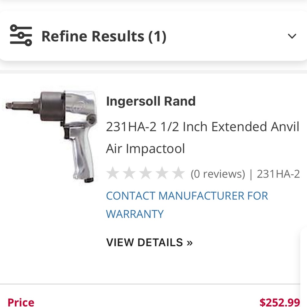 Ingersoll Rands Airtool